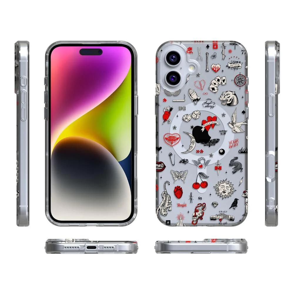 Not a Phase | Clear Flash Tattoo Case - Bansusa