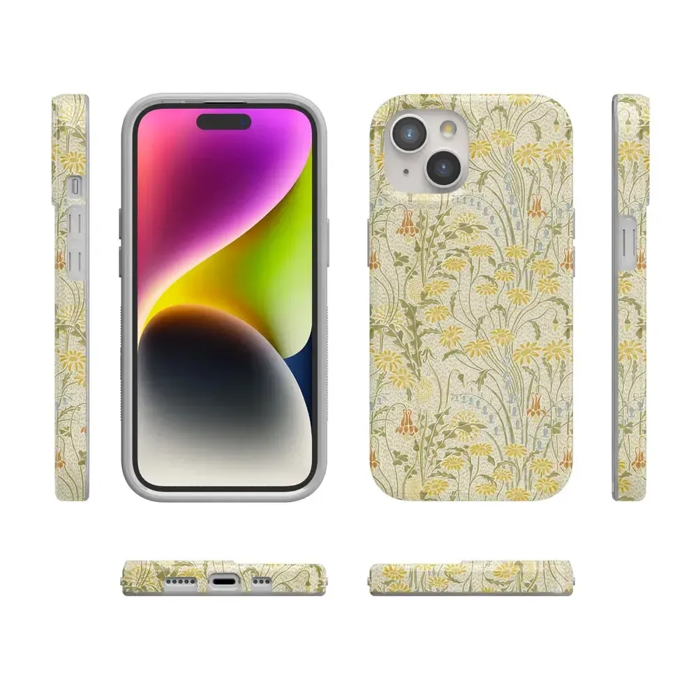 Boho Blooms | Golden Floral Case - Bansusa
