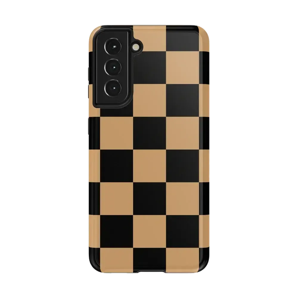 Fit Check | Black & Brown Checkerboard Case - Bansusa