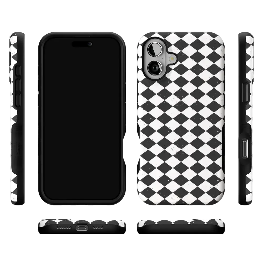 Salem's Hex | Black & White Checkered Case - Bansusa