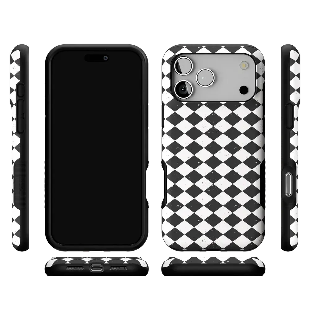 Salem's Hex | Black & White Checkered Case - Bansusa