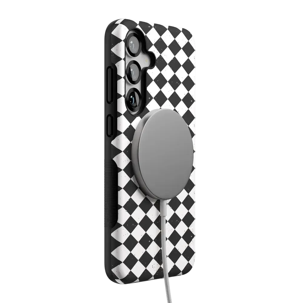 Salem's Hex | Black & White Checkered Case - Bansusa