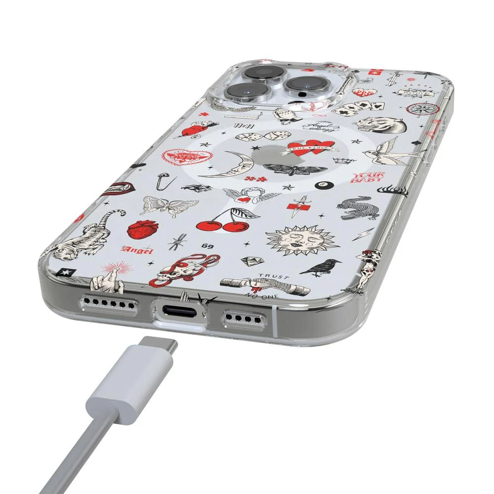 Not a Phase | Clear Flash Tattoo Case - Bansusa