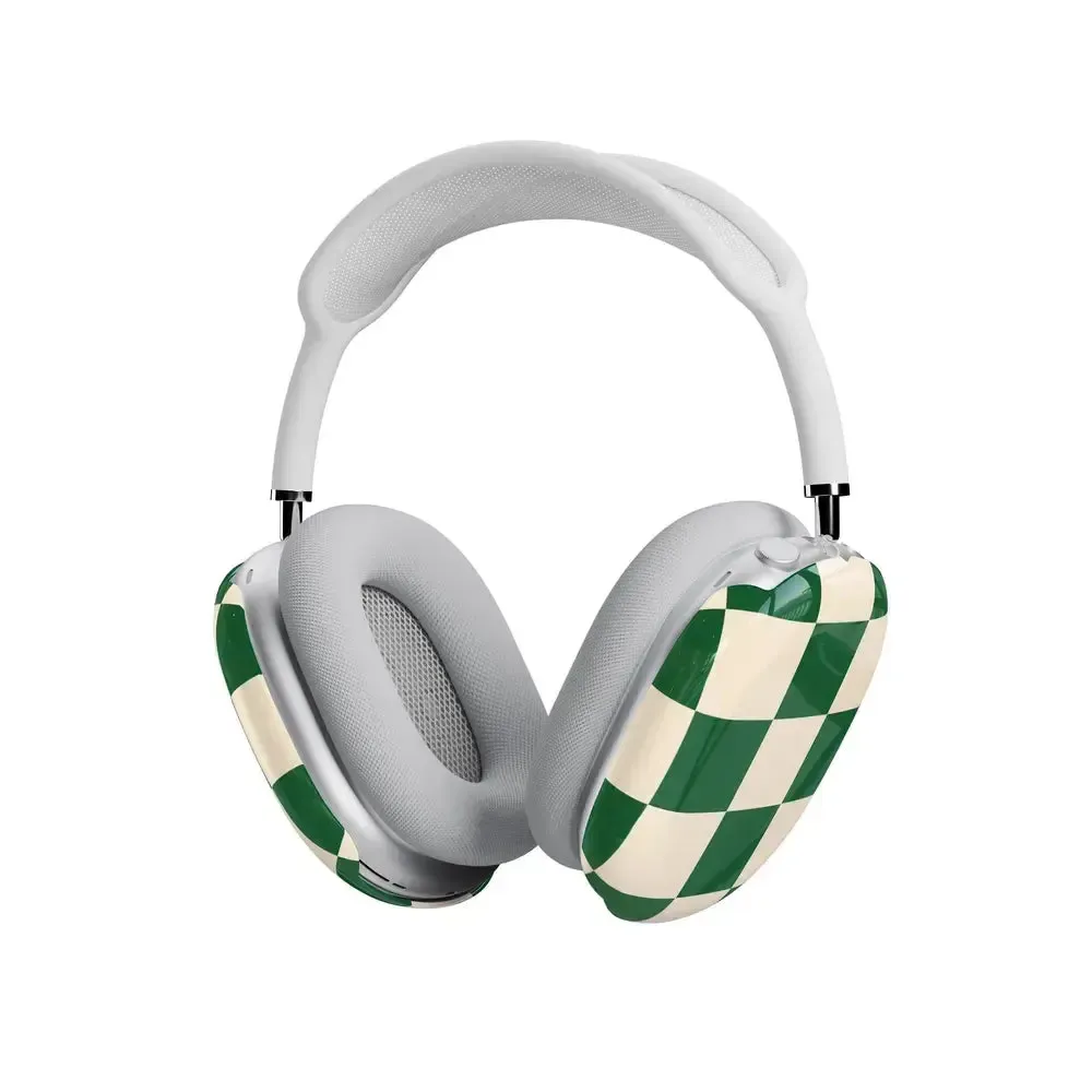 Fit Check | Green Checkerboard AirPods Max Case - Bansusa