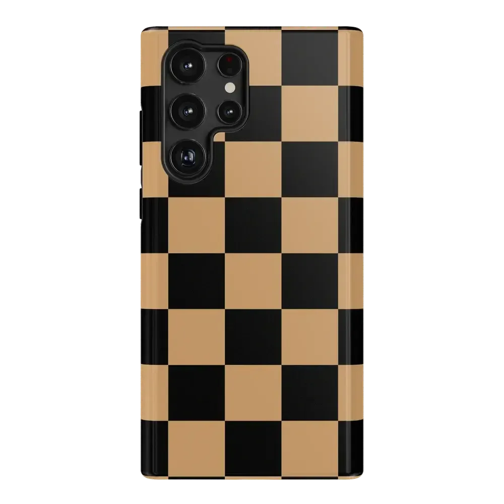 Fit Check | Black & Brown Checkerboard Case - Bansusa