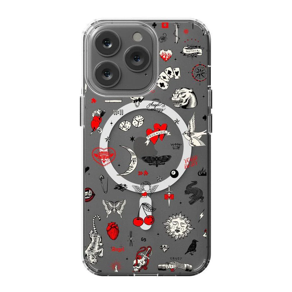 Not a Phase | Clear Flash Tattoo Case - Bansusa