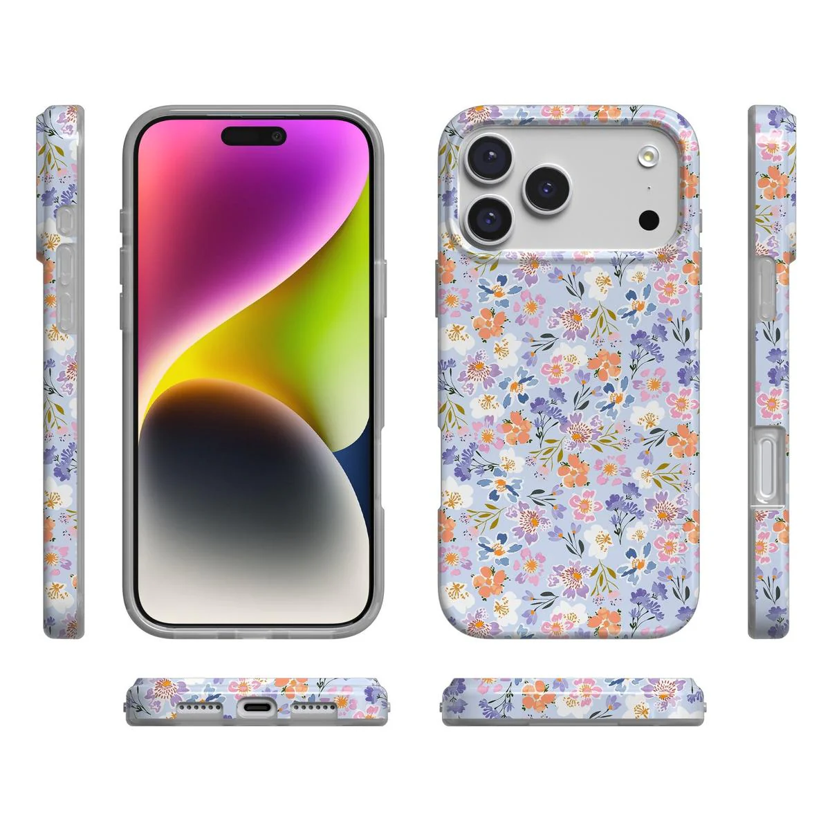 Poppy Meadows | Pastel Floral Case - Bansusa