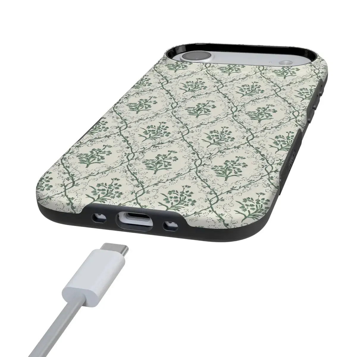 Sage Tapestry | Floral Vines Case - Bansusa