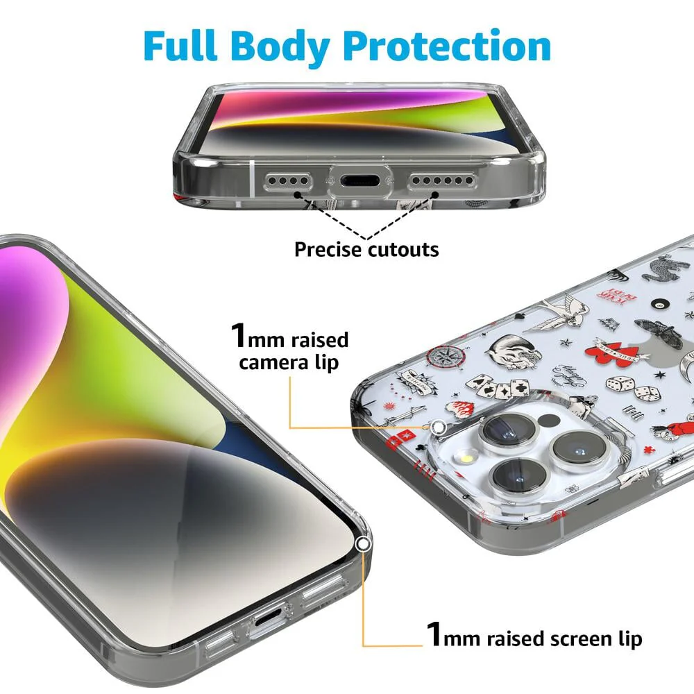 Not a Phase | Clear Flash Tattoo Case - Bansusa