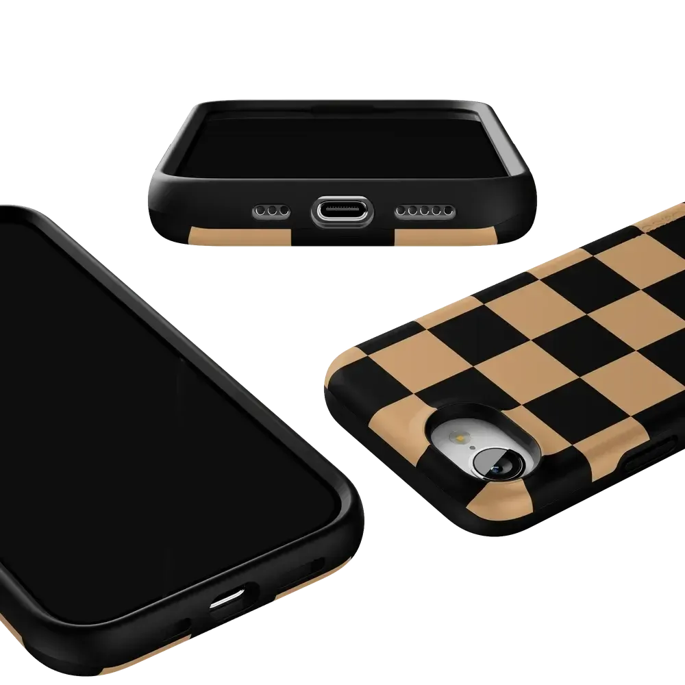 Fit Check | Black & Brown Checkerboard Case - Bansusa