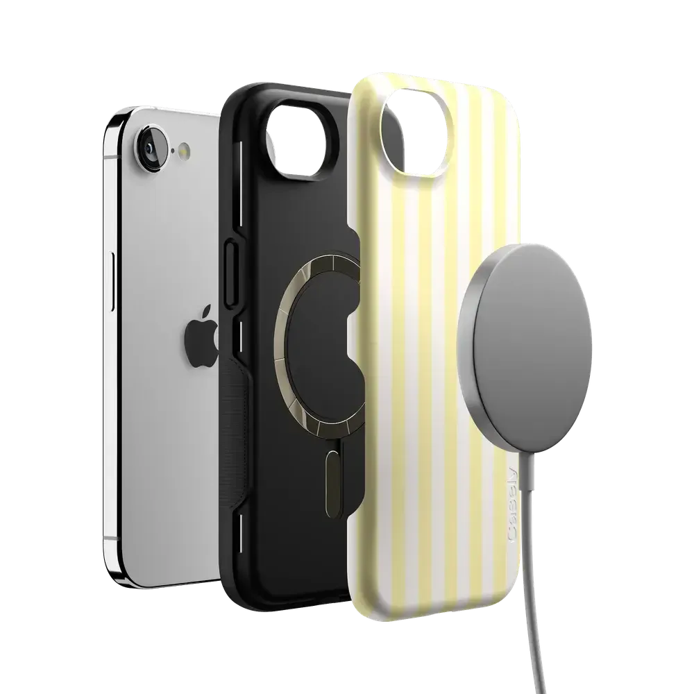 Butter Yellow Stripes | Sunday Best Case - Bansusa