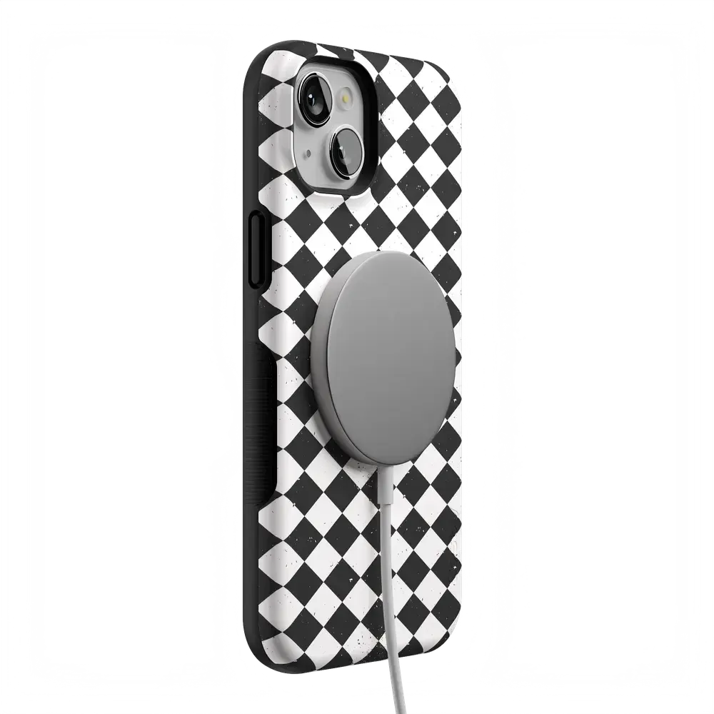 Salem's Hex | Black & White Checkered Case - Bansusa