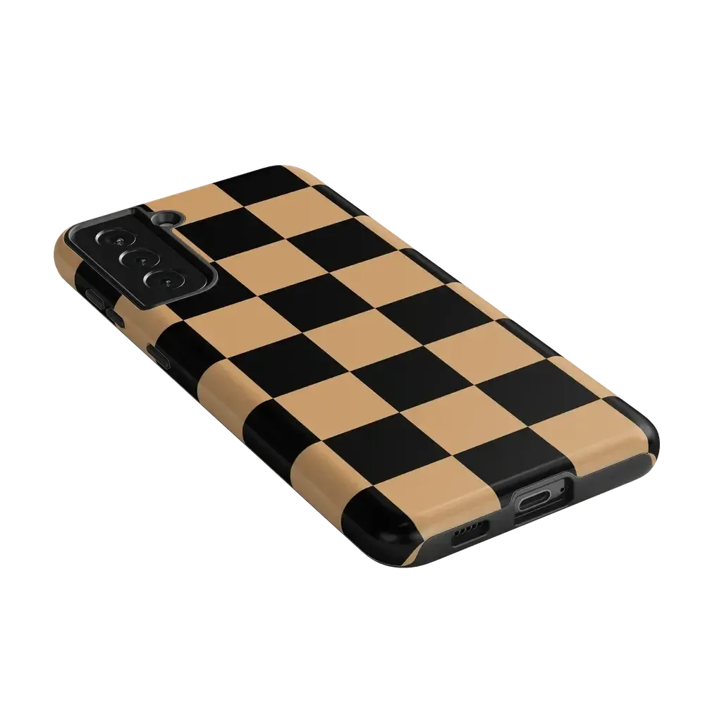 Fit Check | Black & Brown Checkerboard Case - Bansusa