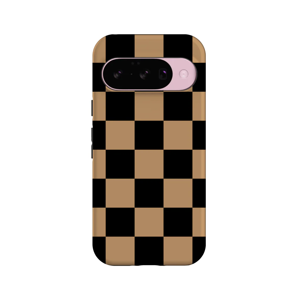 Fit Check | Black & Brown Checkerboard Case - Bansusa