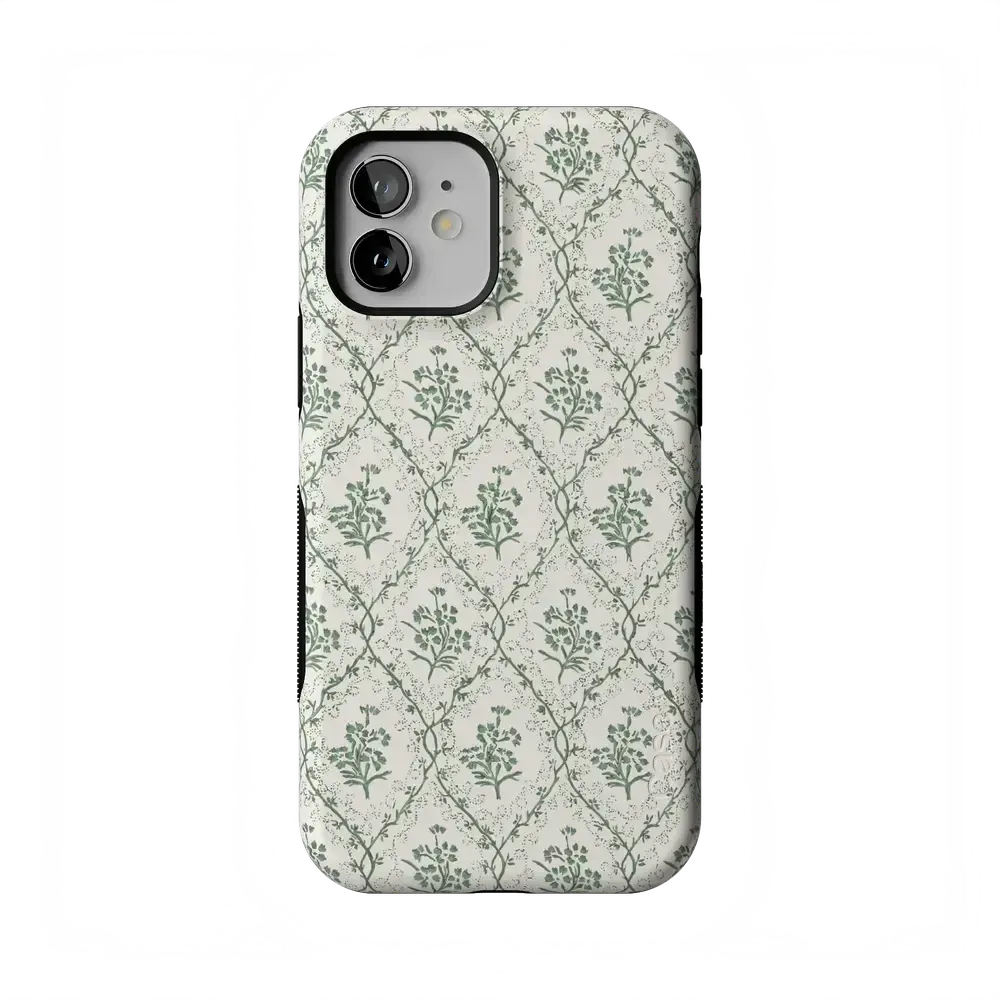 Sage Tapestry | Floral Vines Case - Bansusa