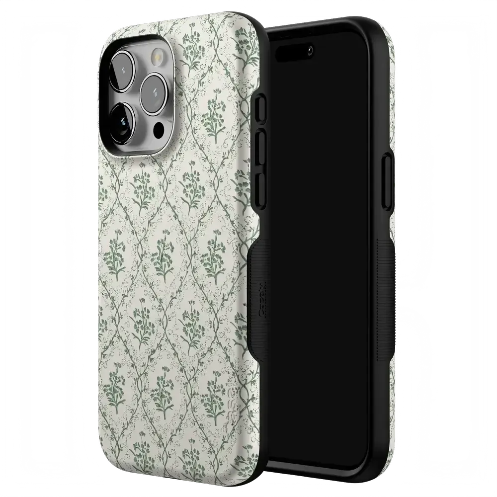 Sage Tapestry | Floral Vines Case - Bansusa