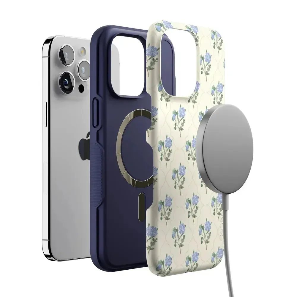 Vintage Garden | Blue Hydrangea Case - Bansusa