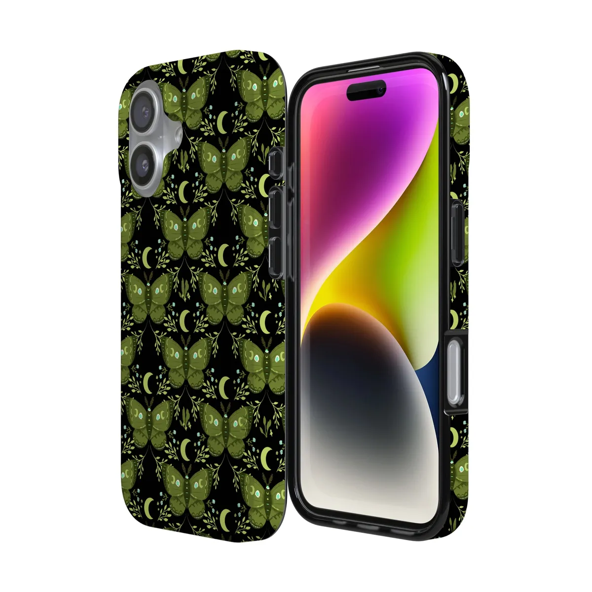 Mystic Moths | Green Twilight Case - Bansusa
