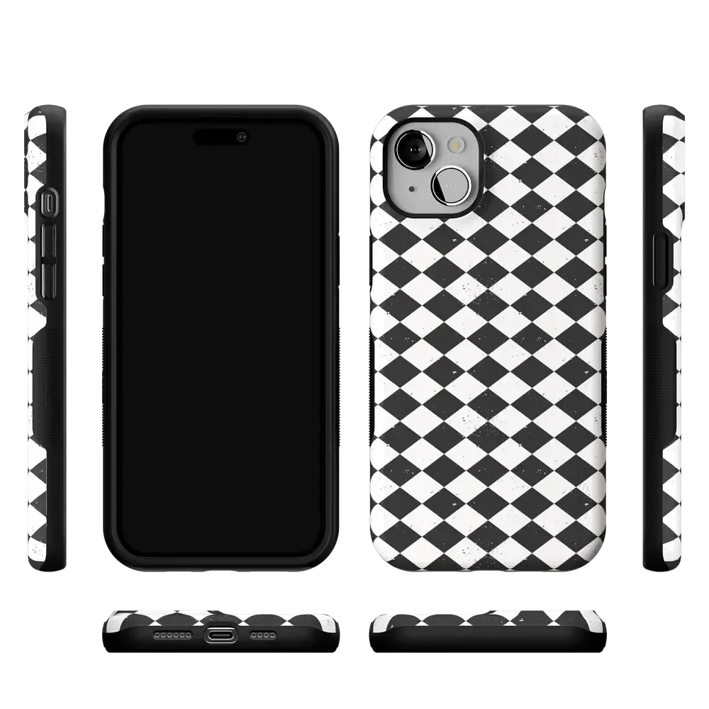 Salem's Hex | Black & White Checkered Case - Bansusa