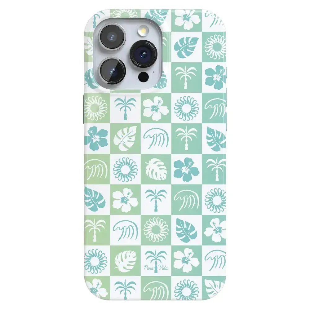 Coastal Checkers | Pura Vida Case - Bansusa