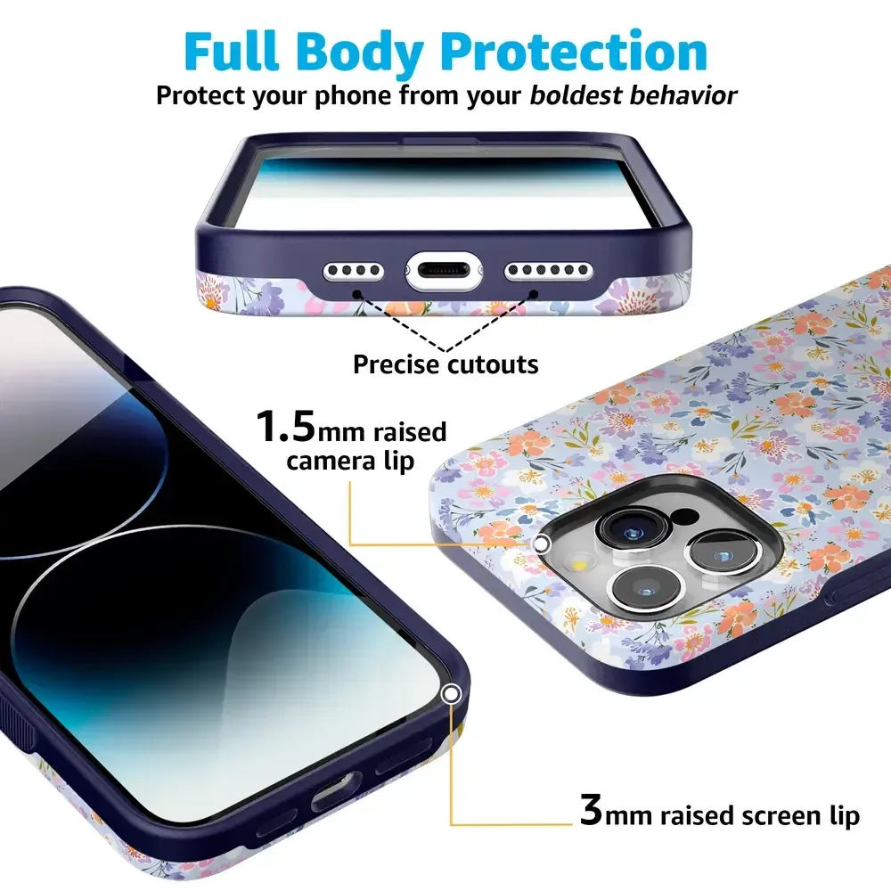 Poppy Meadows | Pastel Floral Case - Bansusa