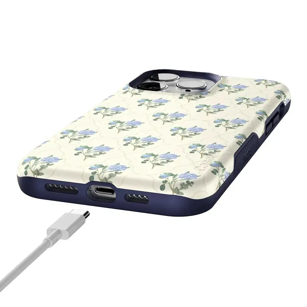 Vintage Garden | Blue Hydrangea Case - Bansusa