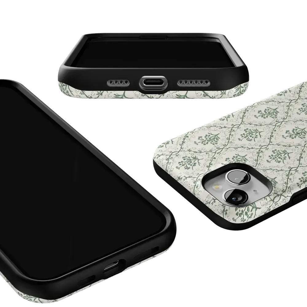 Sage Tapestry | Floral Vines Case - Bansusa