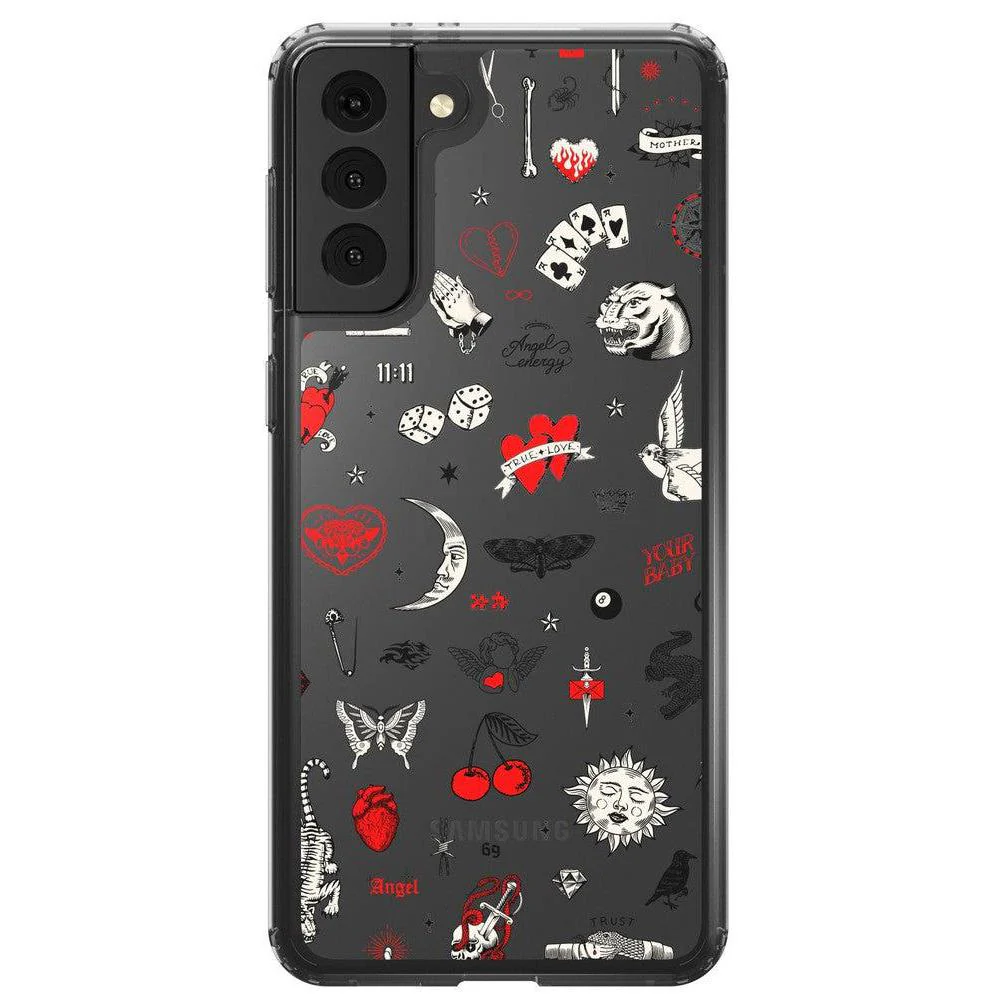 Not a Phase | Clear Flash Tattoo Case - Bansusa