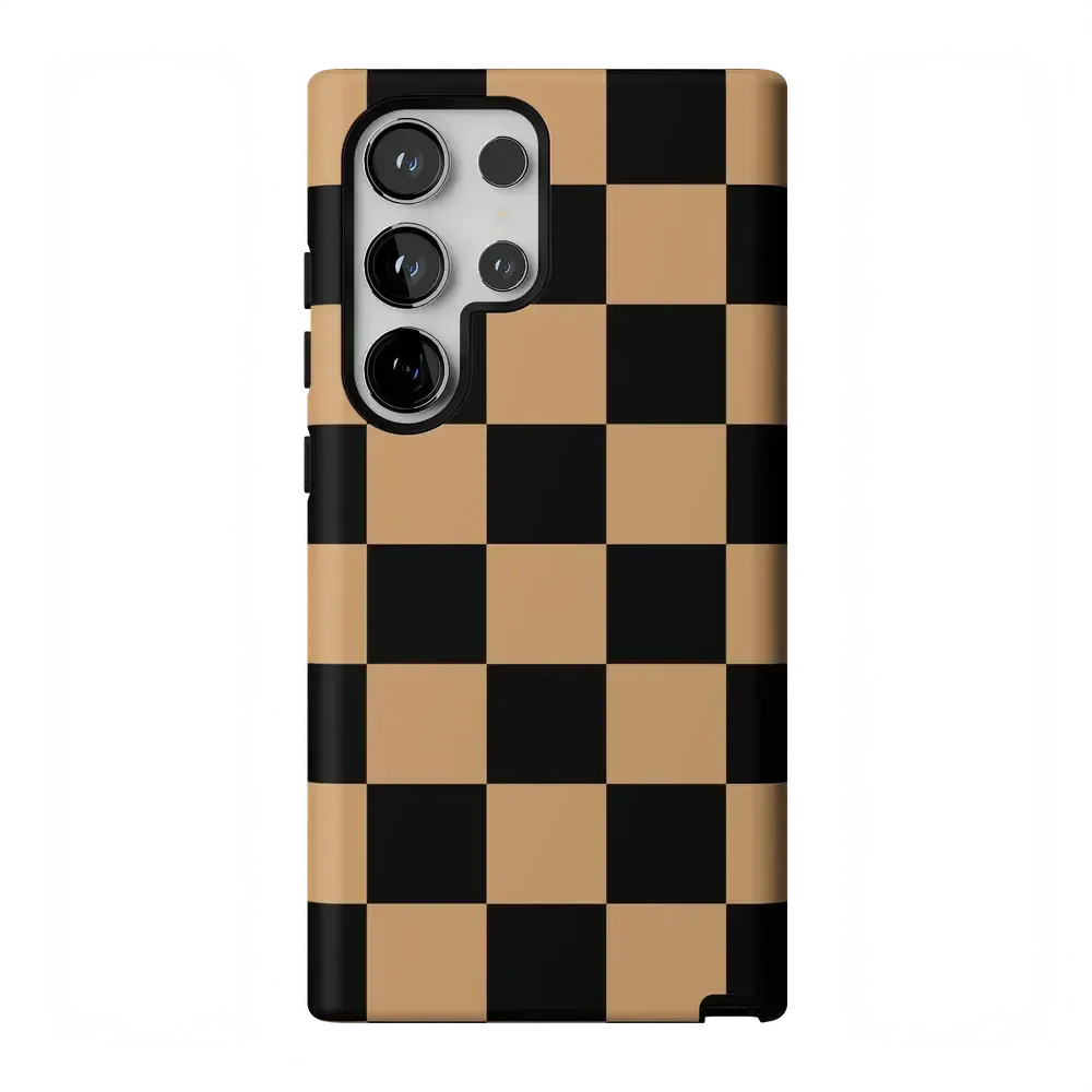 Fit Check | Black & Brown Checkerboard Case - Bansusa