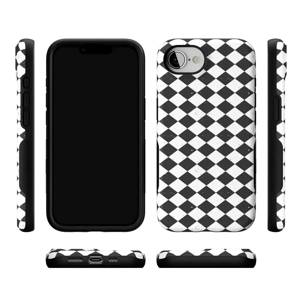Salem's Hex | Black & White Checkered Case - Bansusa