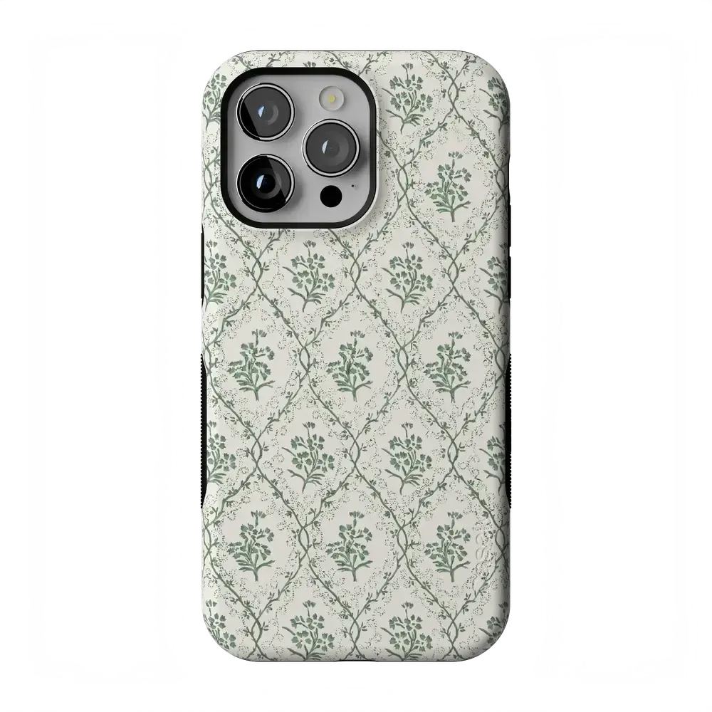 Sage Tapestry | Floral Vines Case - Bansusa
