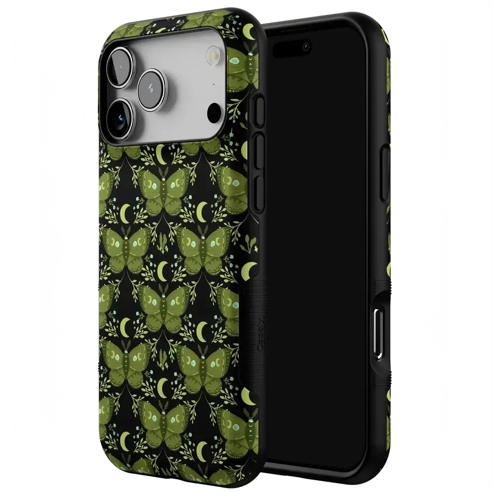 Mystic Moths | Green Twilight Case - Bansusa