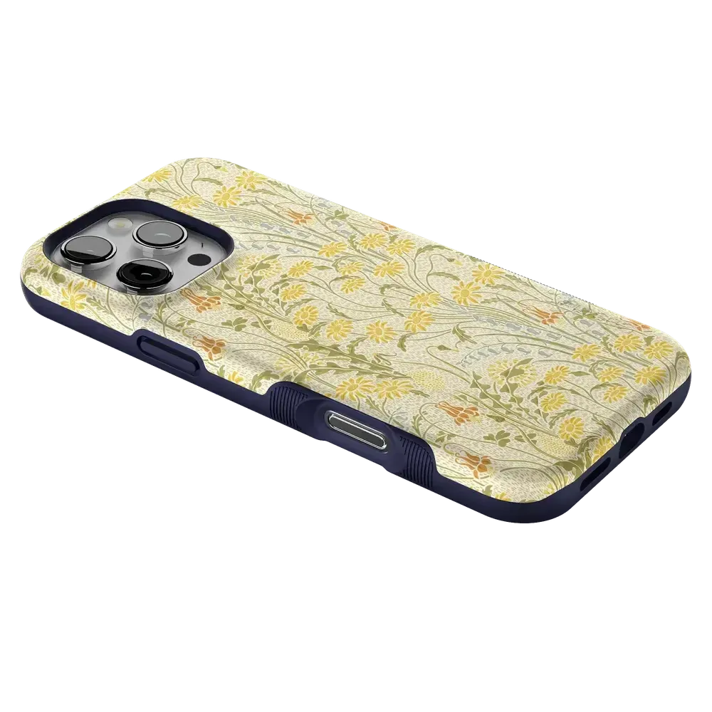 Boho Blooms | Golden Floral Case - Bansusa