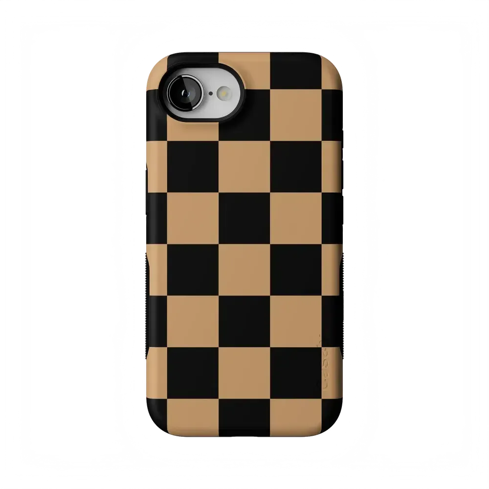 Fit Check | Black & Brown Checkerboard Case - Bansusa