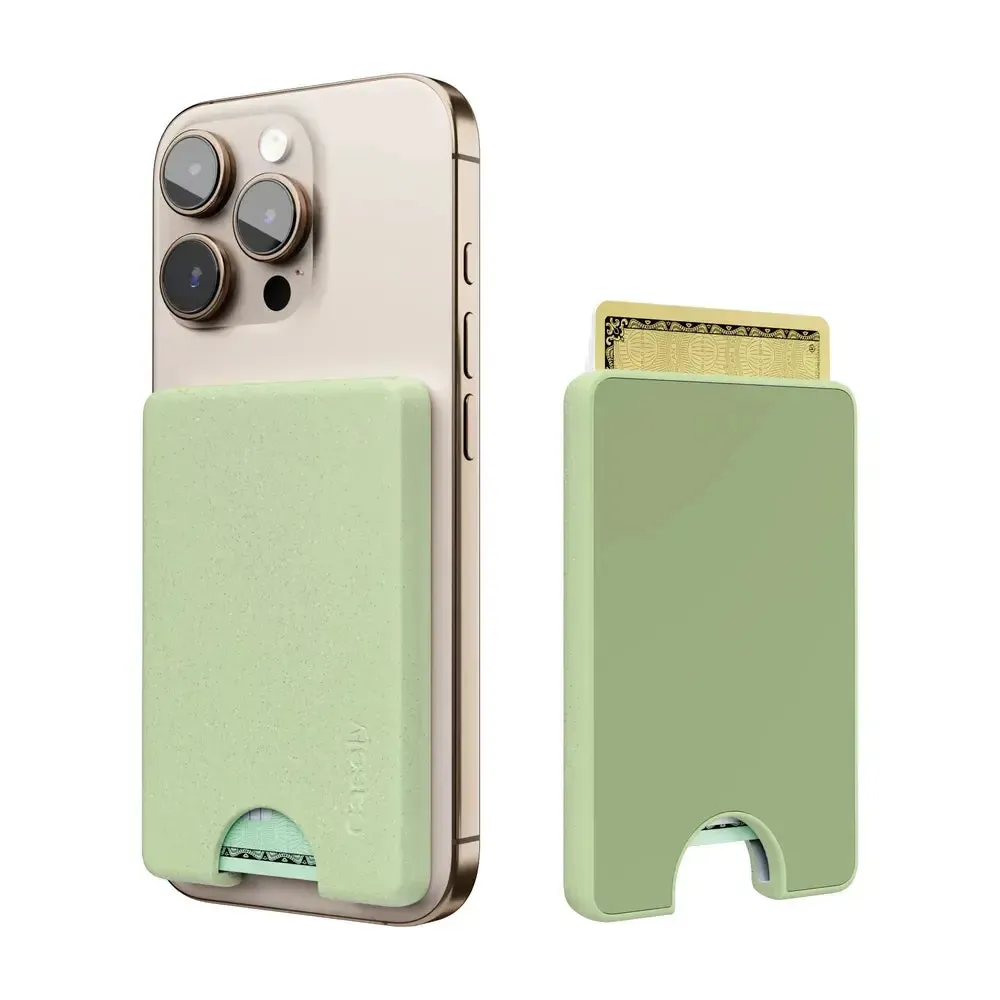 Kiwi Kiss | Matcha Green Shimmer MagWallet - Bansusa