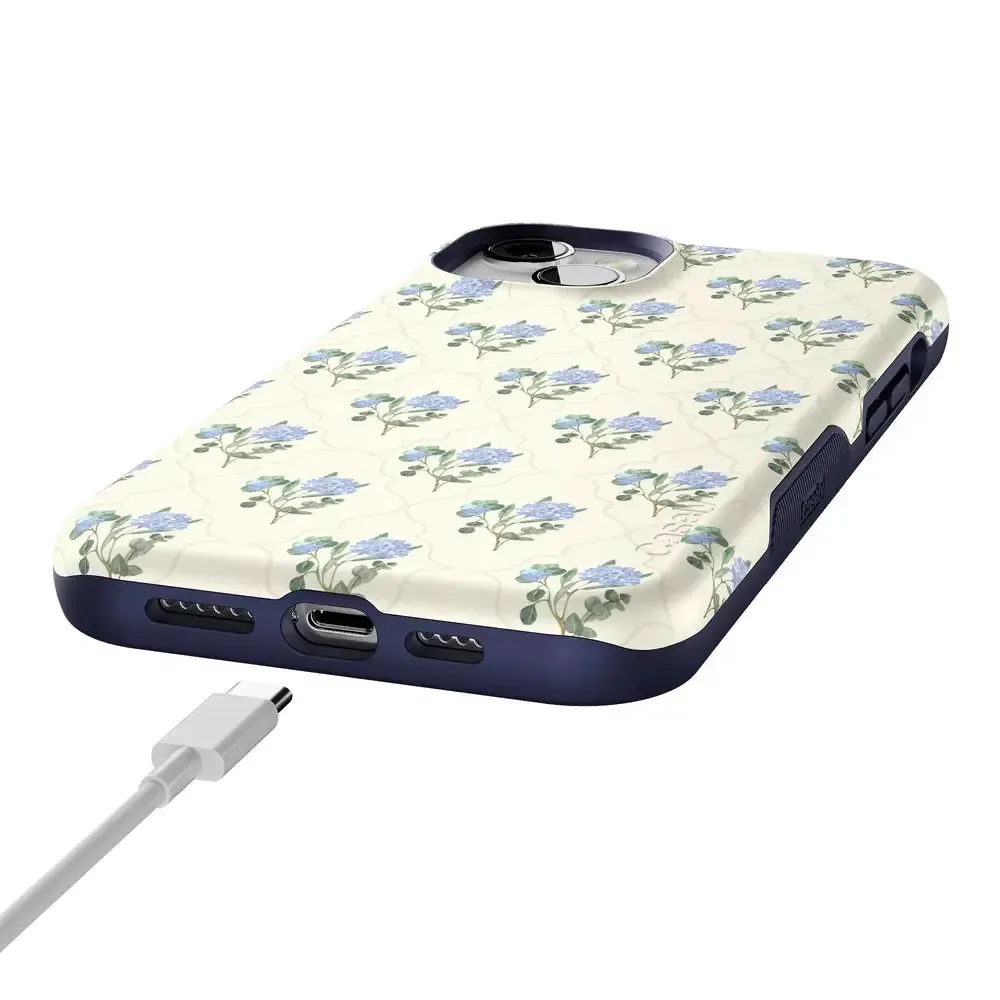 Vintage Garden | Blue Hydrangea Case - Bansusa