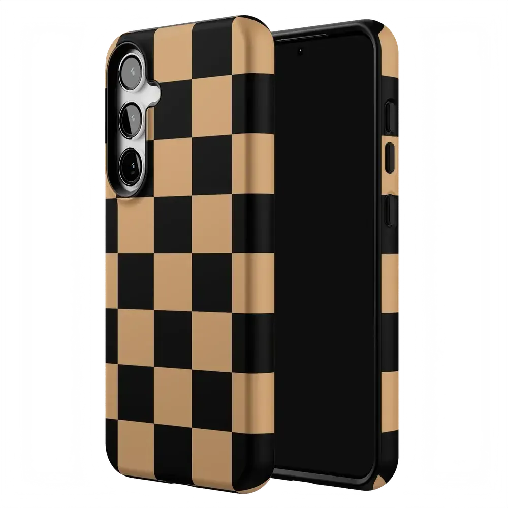 Fit Check | Black & Brown Checkerboard Case - Bansusa