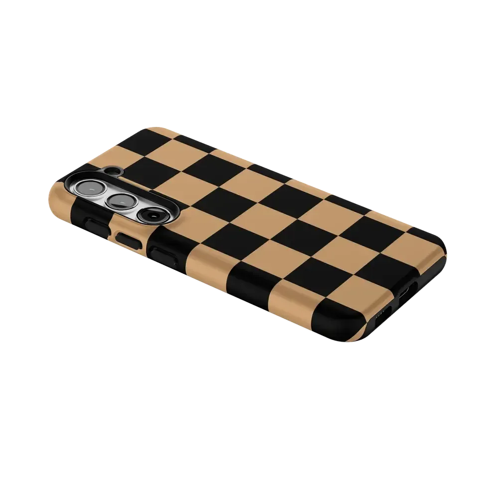 Fit Check | Black & Brown Checkerboard Case - Bansusa