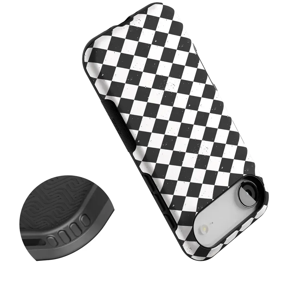 Salem's Hex | Black & White Checkered Case - Bansusa