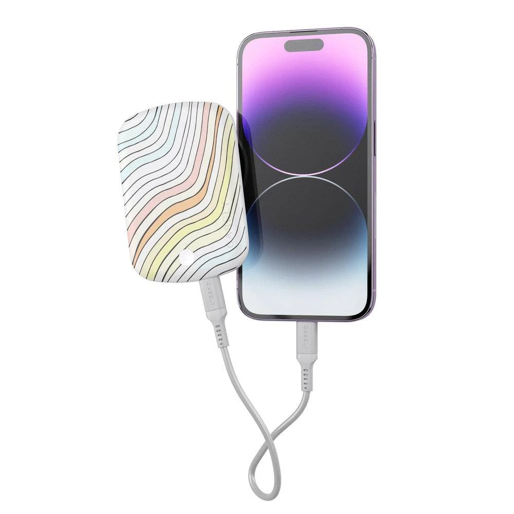 Ride The Wave | Pastel Rainbow Lined Power Pod - Bansusa