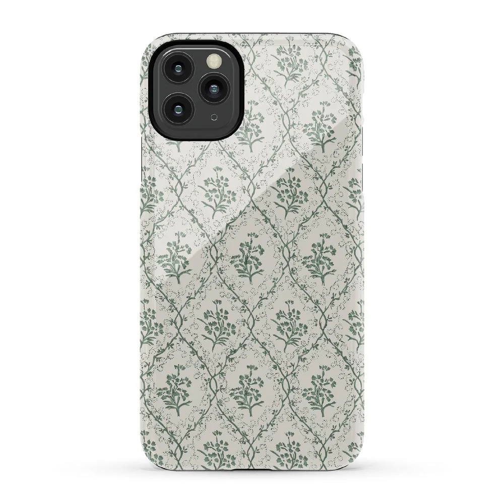 Sage Tapestry | Floral Vines Case - Bansusa