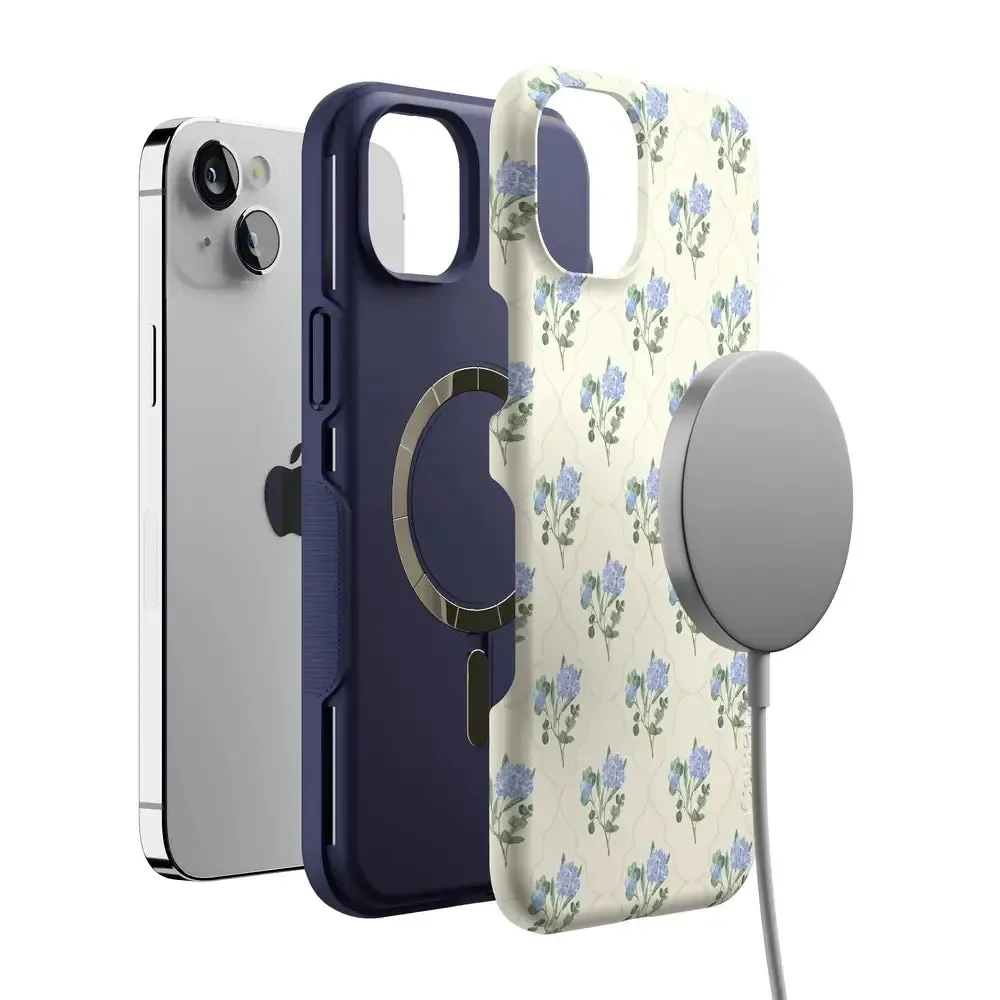 Vintage Garden | Blue Hydrangea Case - Bansusa