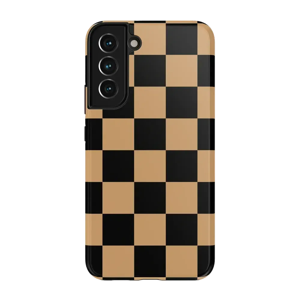 Fit Check | Black & Brown Checkerboard Case - Bansusa