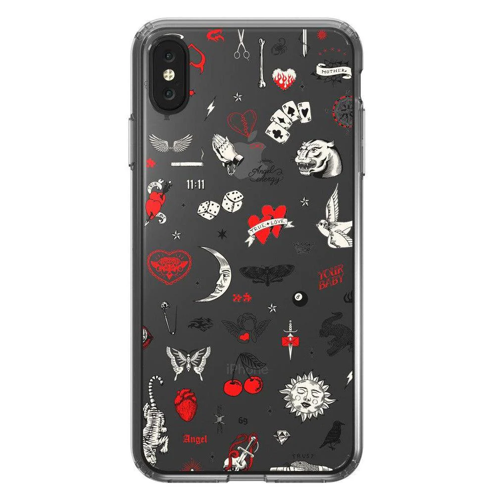 Not a Phase | Clear Flash Tattoo Case - Bansusa