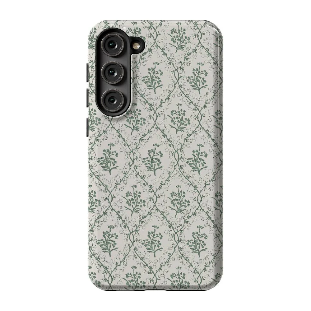 Sage Tapestry | Floral Vines Case - Bansusa