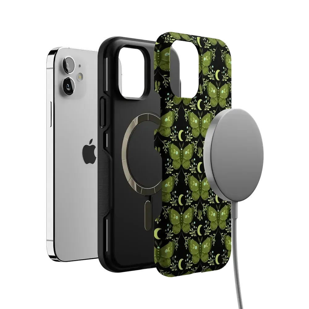 Mystic Moths | Green Twilight Case - Bansusa