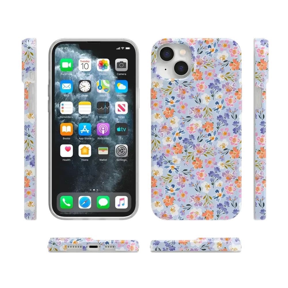 Poppy Meadows | Pastel Floral Case - Bansusa