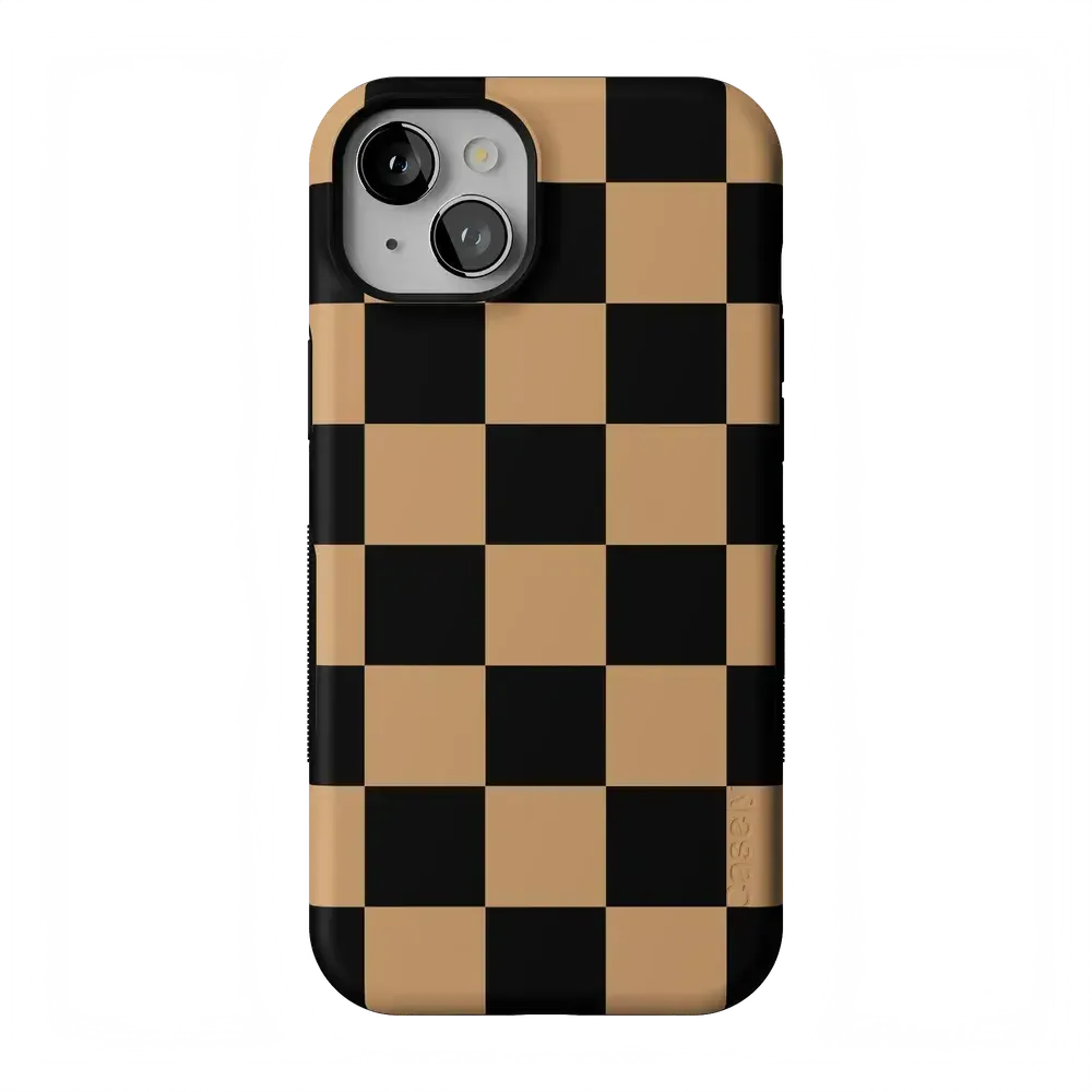 Fit Check | Black & Brown Checkerboard Case - Bansusa