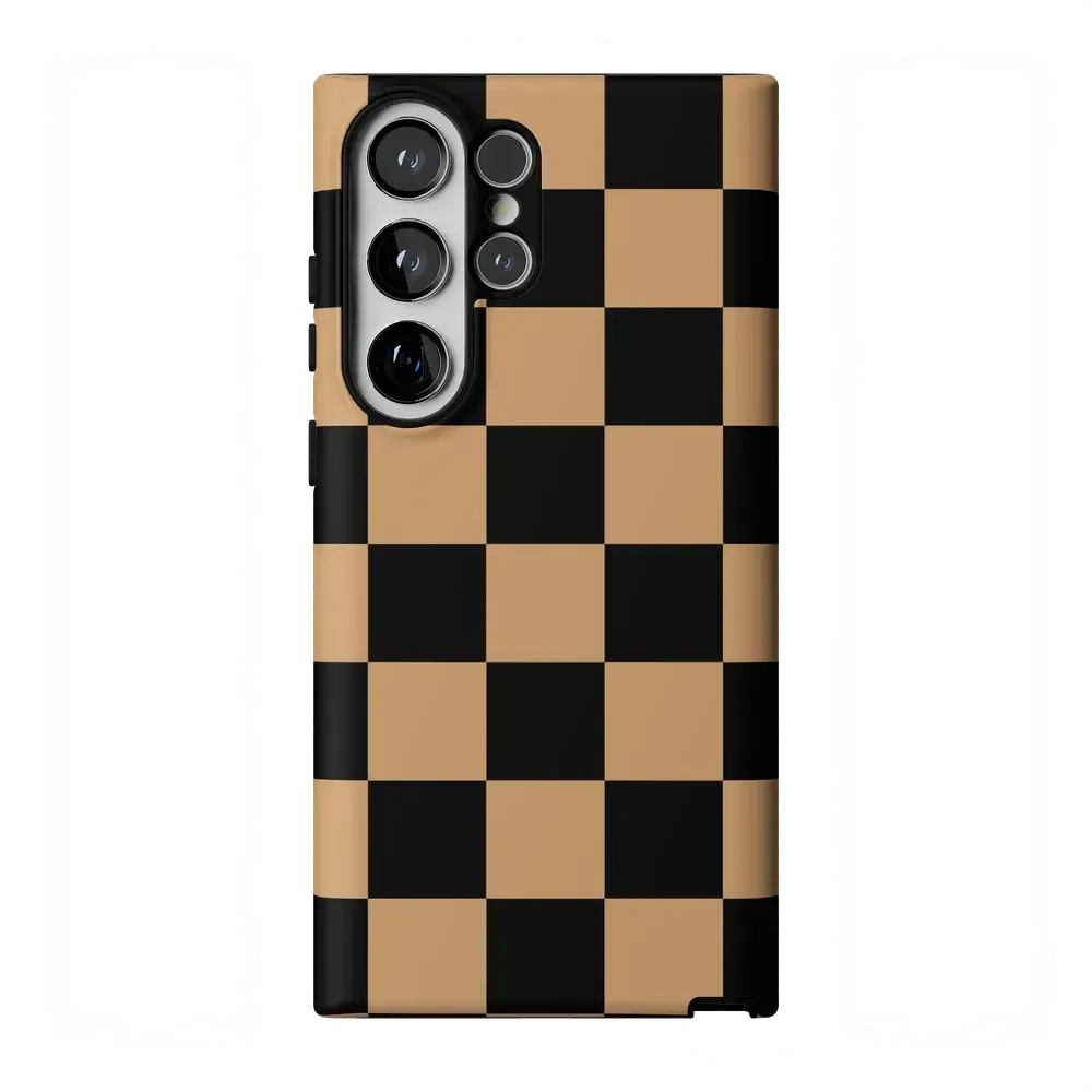 Fit Check | Black & Brown Checkerboard Case - Bansusa