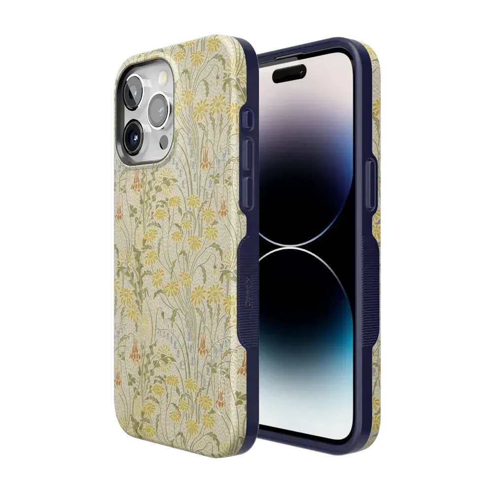Boho Blooms | Golden Floral Case - Bansusa